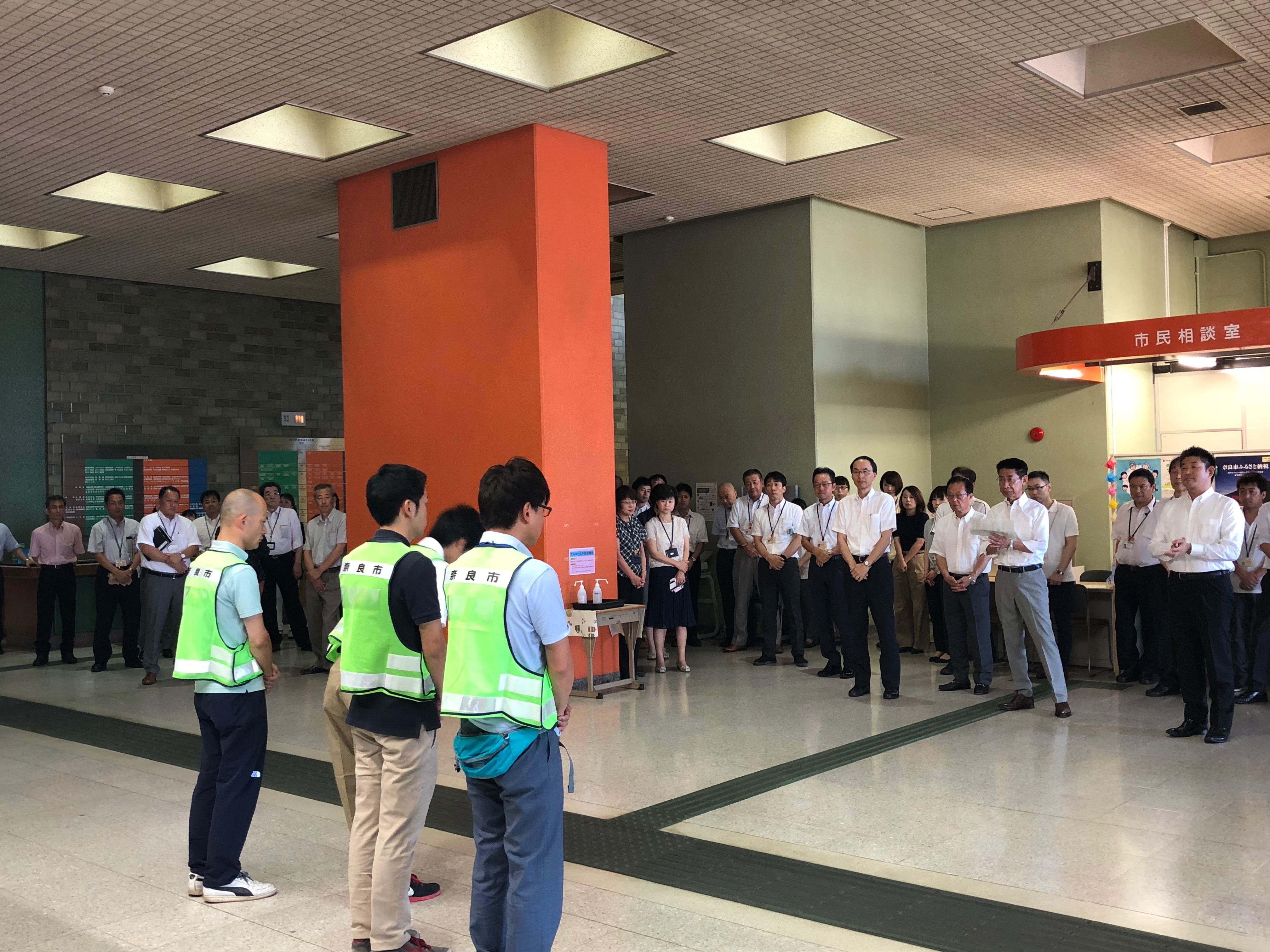 被災地支援職員派遣出発式:第4クールの画像
