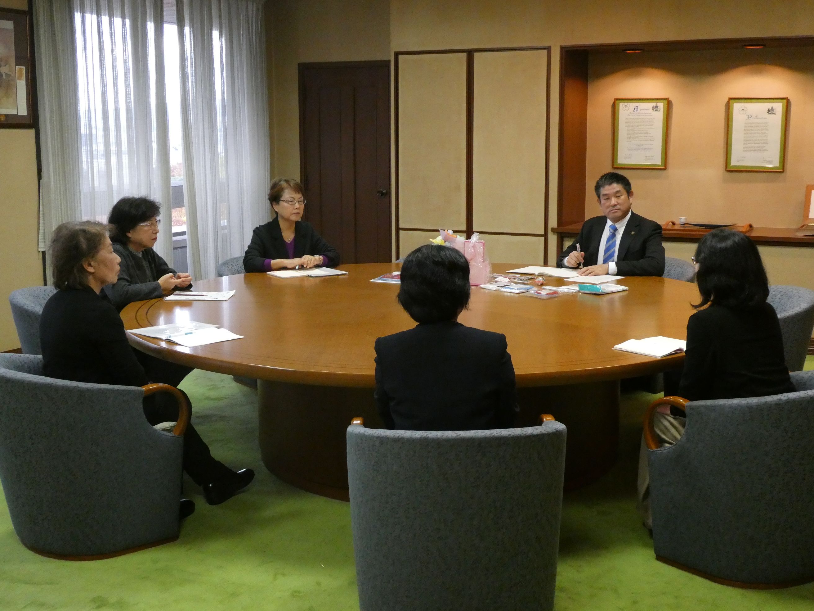 奈良市女性防災クラブ連合会役員との意見交換会の画像