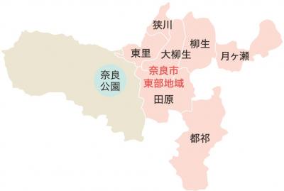 東部地域MAP
