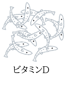 シラスはビタミンDを含みます。