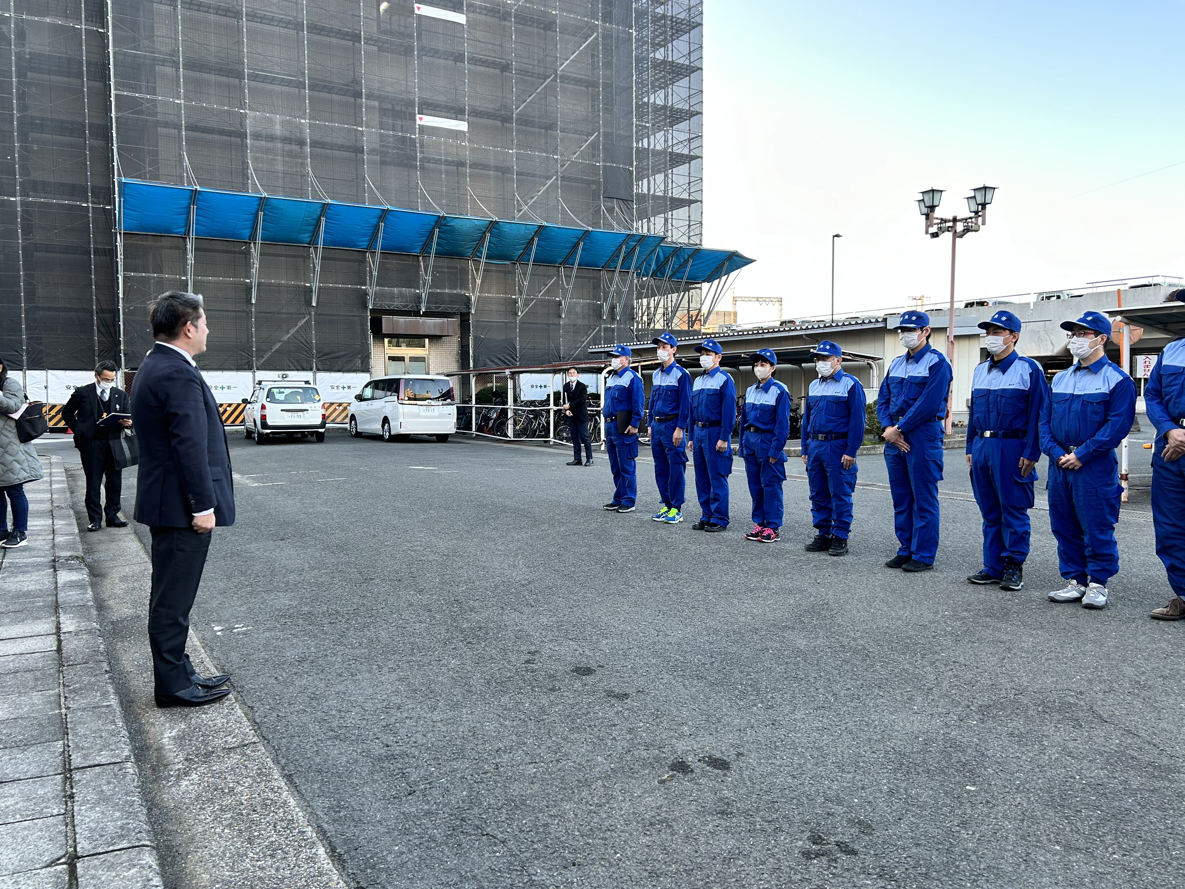 被災地派遣先遣隊及び第1陣 帰着式