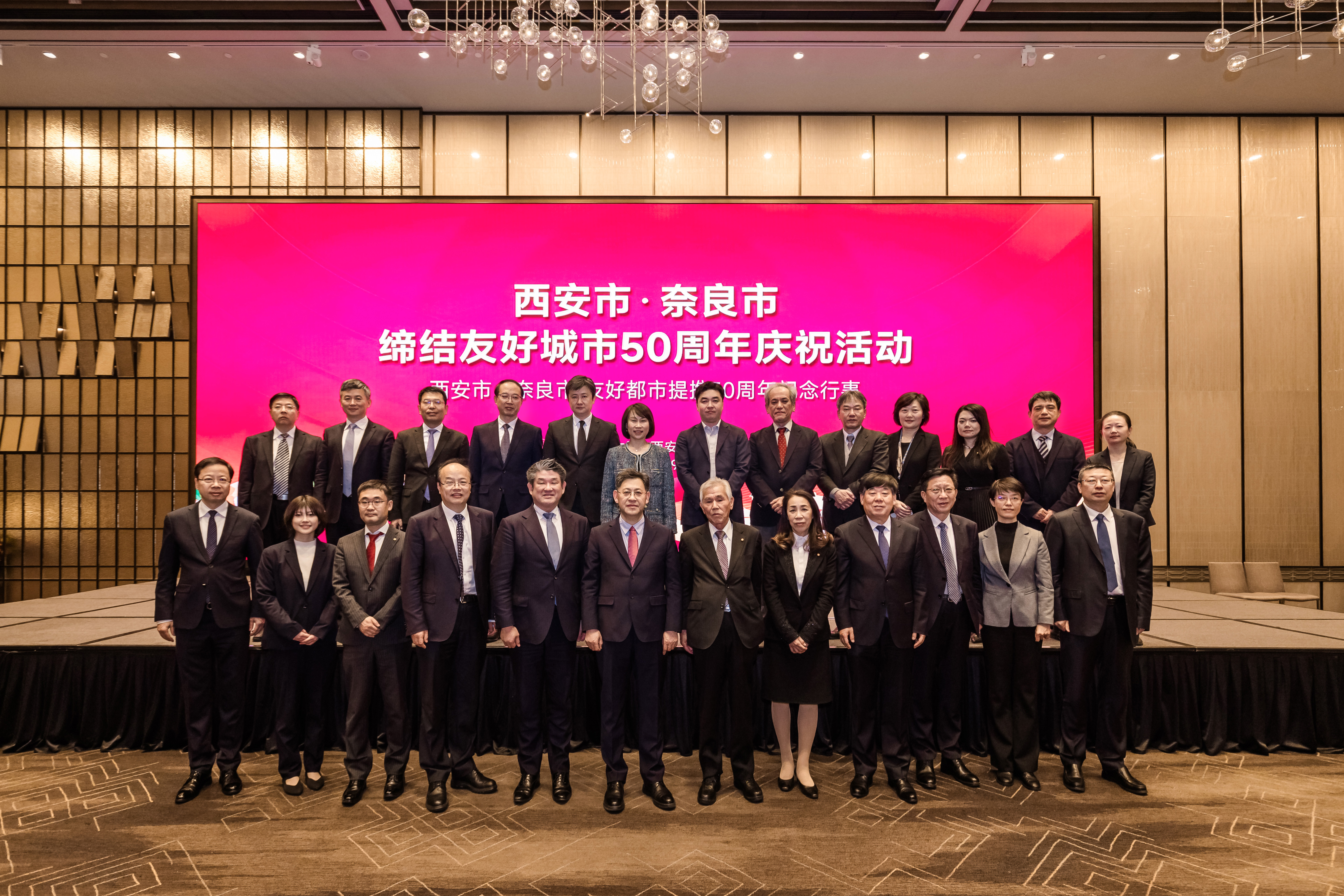 西安市友好都市提携50周年に伴う訪問(同市)