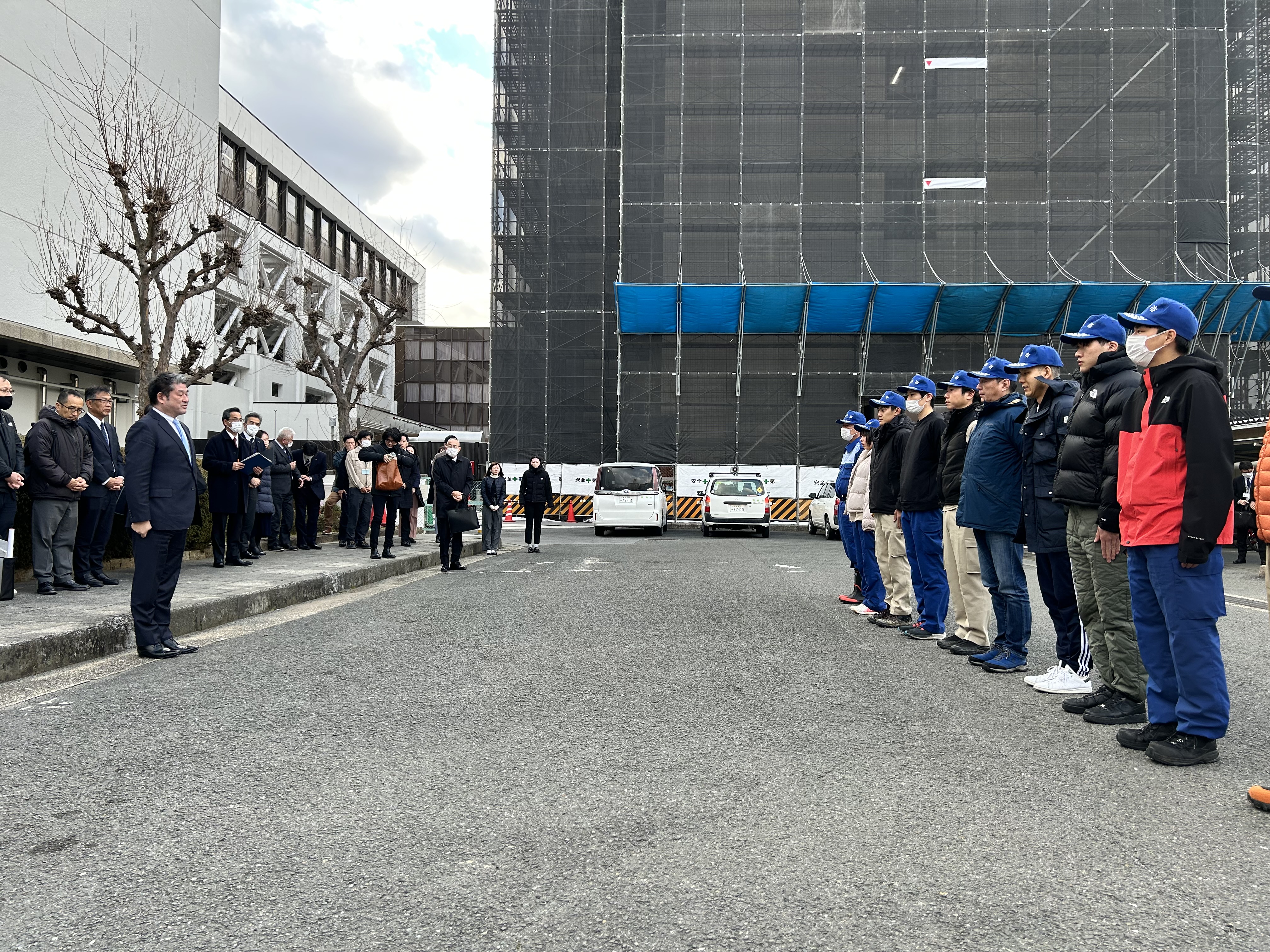 被災地派遣先遣隊及び第2陣 帰着式