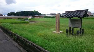 法華寺旧境内 阿弥陀浄土院跡全景(東南から)