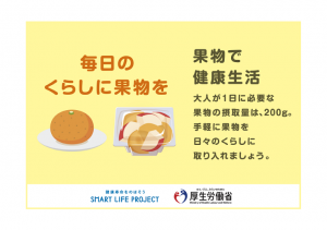 毎日のくらしの果物を