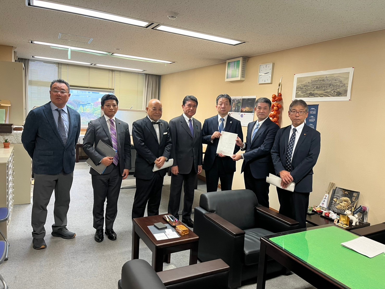 奈良市議会議員団との要望活動２