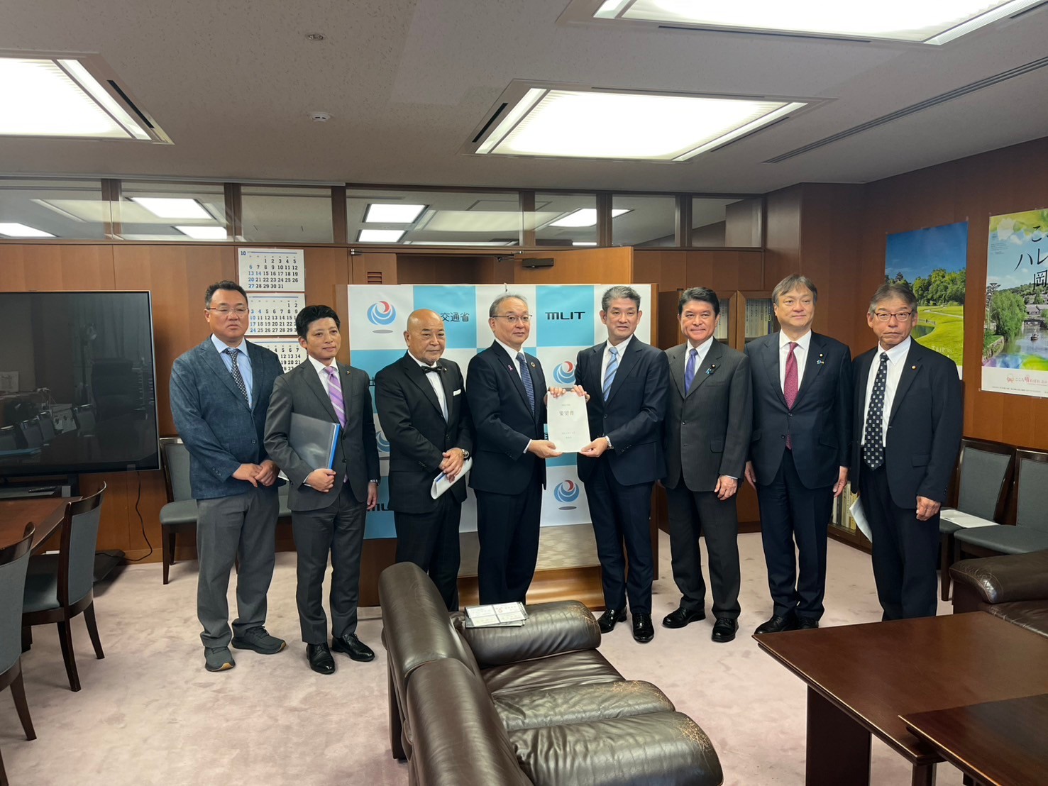 奈良市議会議員団との要望活動３