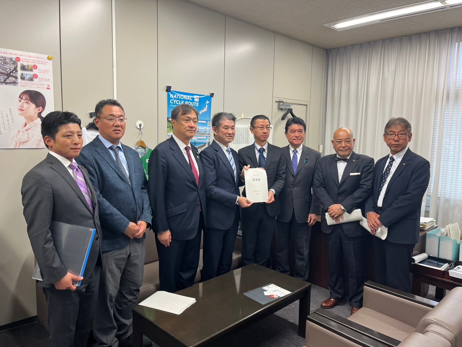 奈良市議会議員団との要望活動４