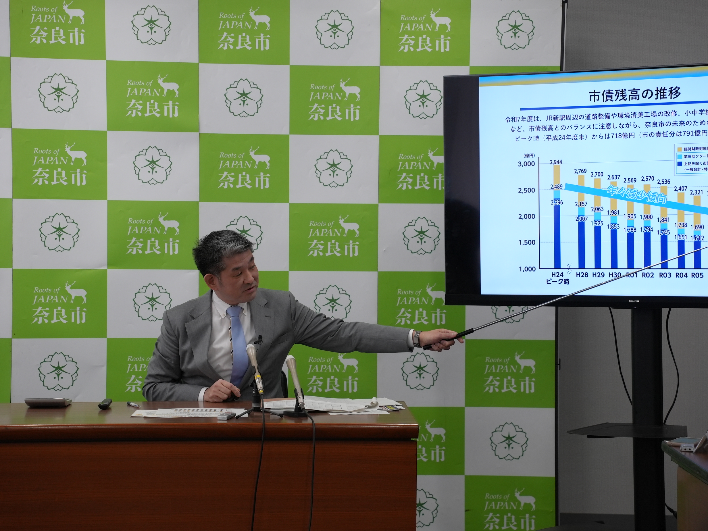 令和7年度奈良市当初予算等記者発表