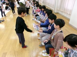 5歳児お別れ会の様子