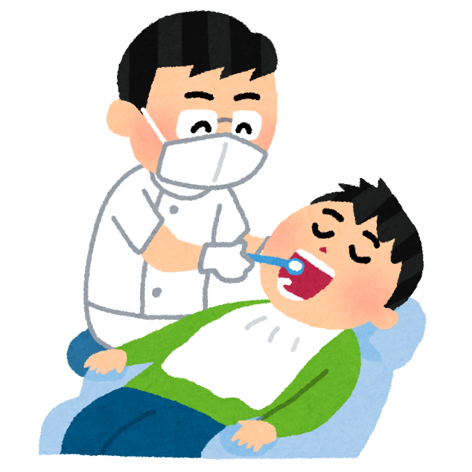 歯科健診のイラスト