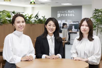 パーソルテンプスタッフ（株）で活躍している女性社員の画像