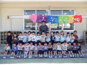 こいのぼり集合写真