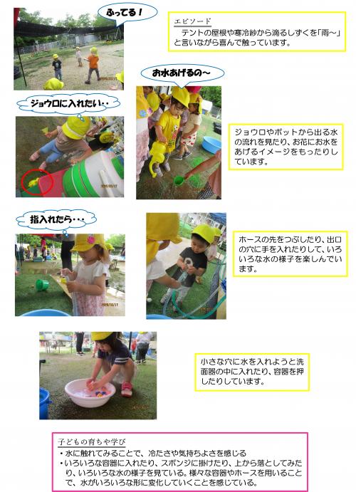 水遊び２