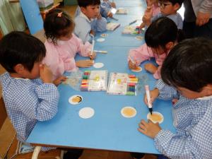 佐保幼　7月絵をかいたよ