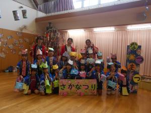 5歳児夏祭り集合写真