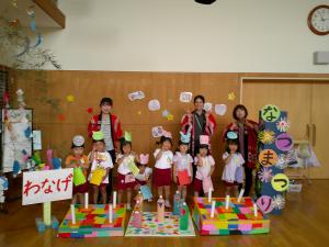 3歳児夏祭り集合写真