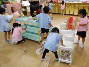 佐保幼　一学期大掃除