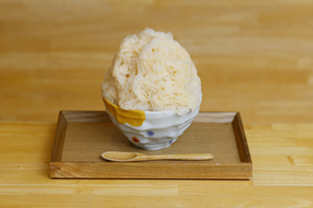 ほうじ茶ラテ氷