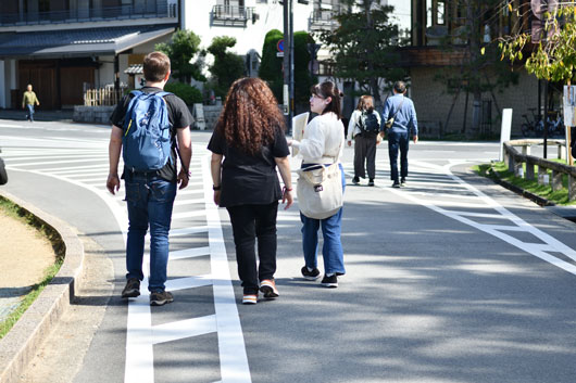 ガイド中の写真