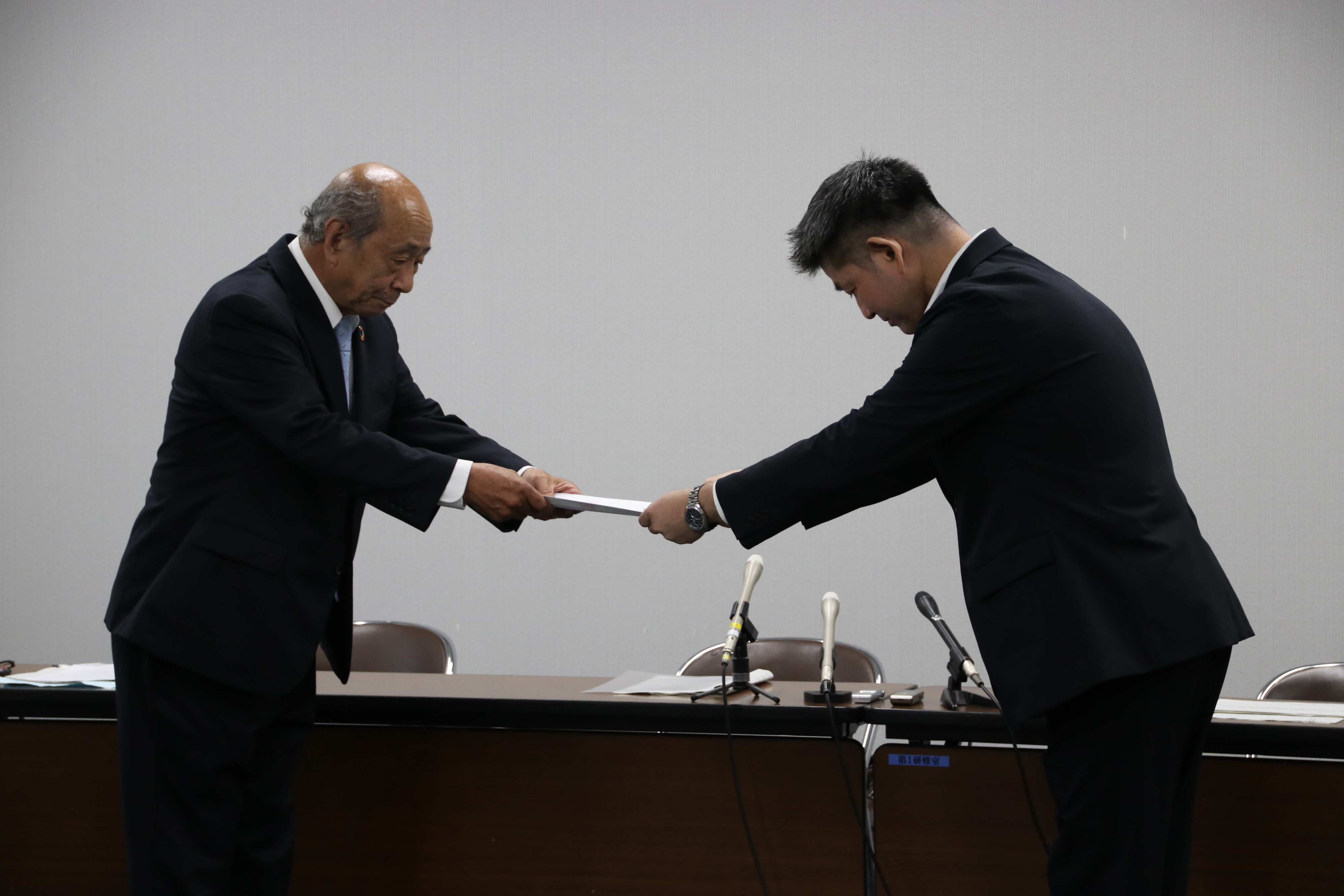 奈良市クリーンセンター建設計画策定委員会からの答申受け