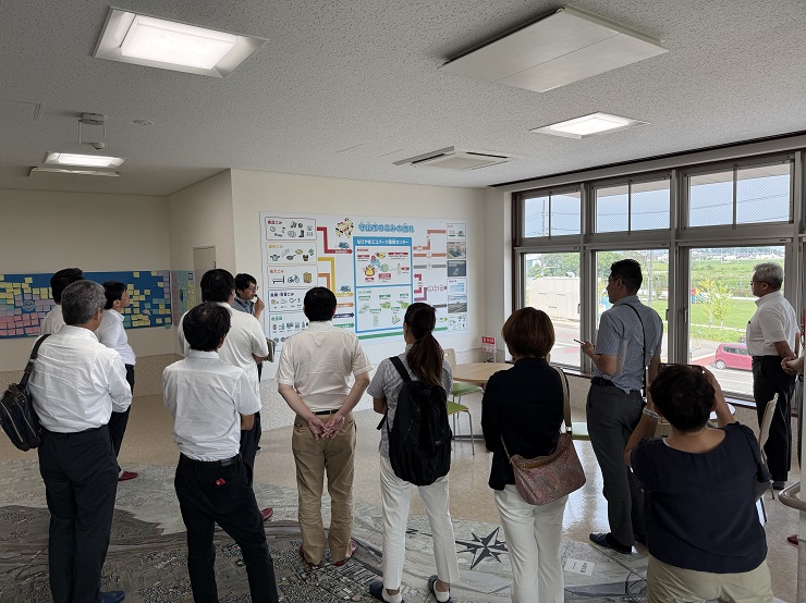 滋賀県守山市のもりやまエコパーク環境センターの視察の様子2