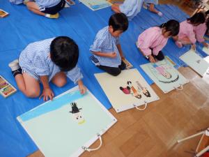 佐保幼　9月夏休みの経験画