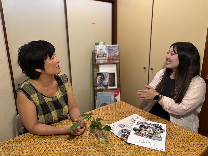 ゲストハウス奥オーナーの奥さんと城戸口さん