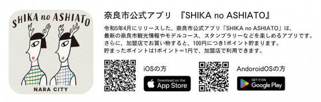 しかのあしあと　アプリの説明