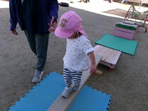 1歳平均台