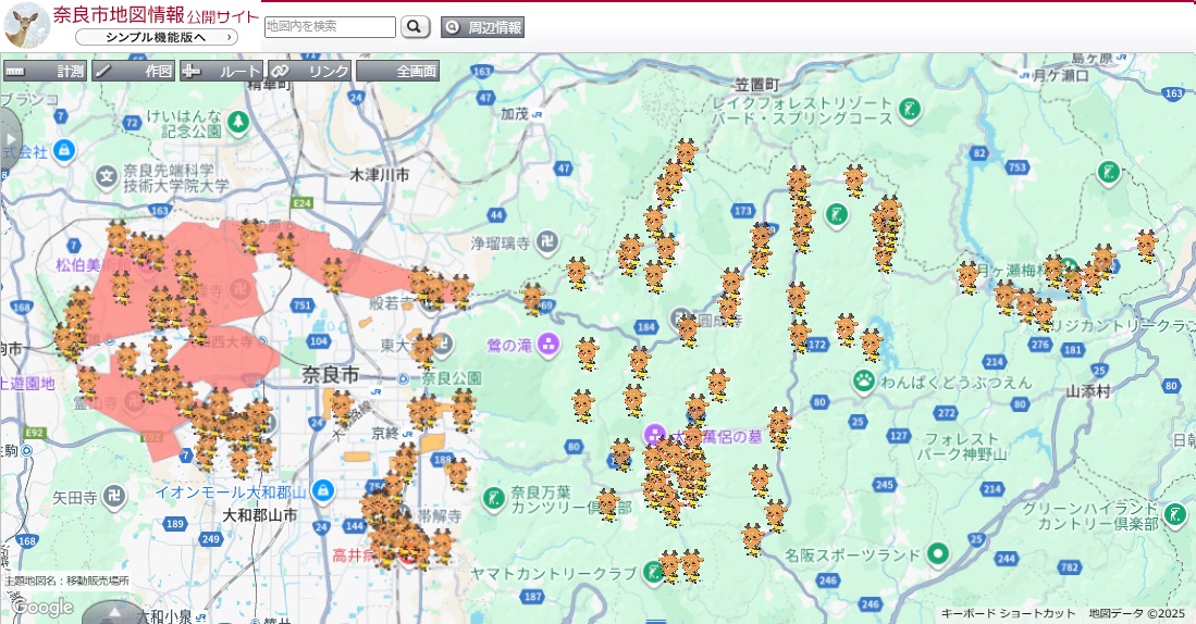地図情報サイトイメージ
