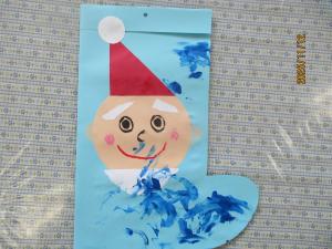 クリスマスプレゼントの袋づくり8