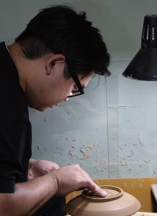 菅原さん作業の様子写真