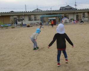 5歳児サッカーの様子