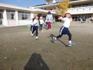 佐保幼　駆け足納会2