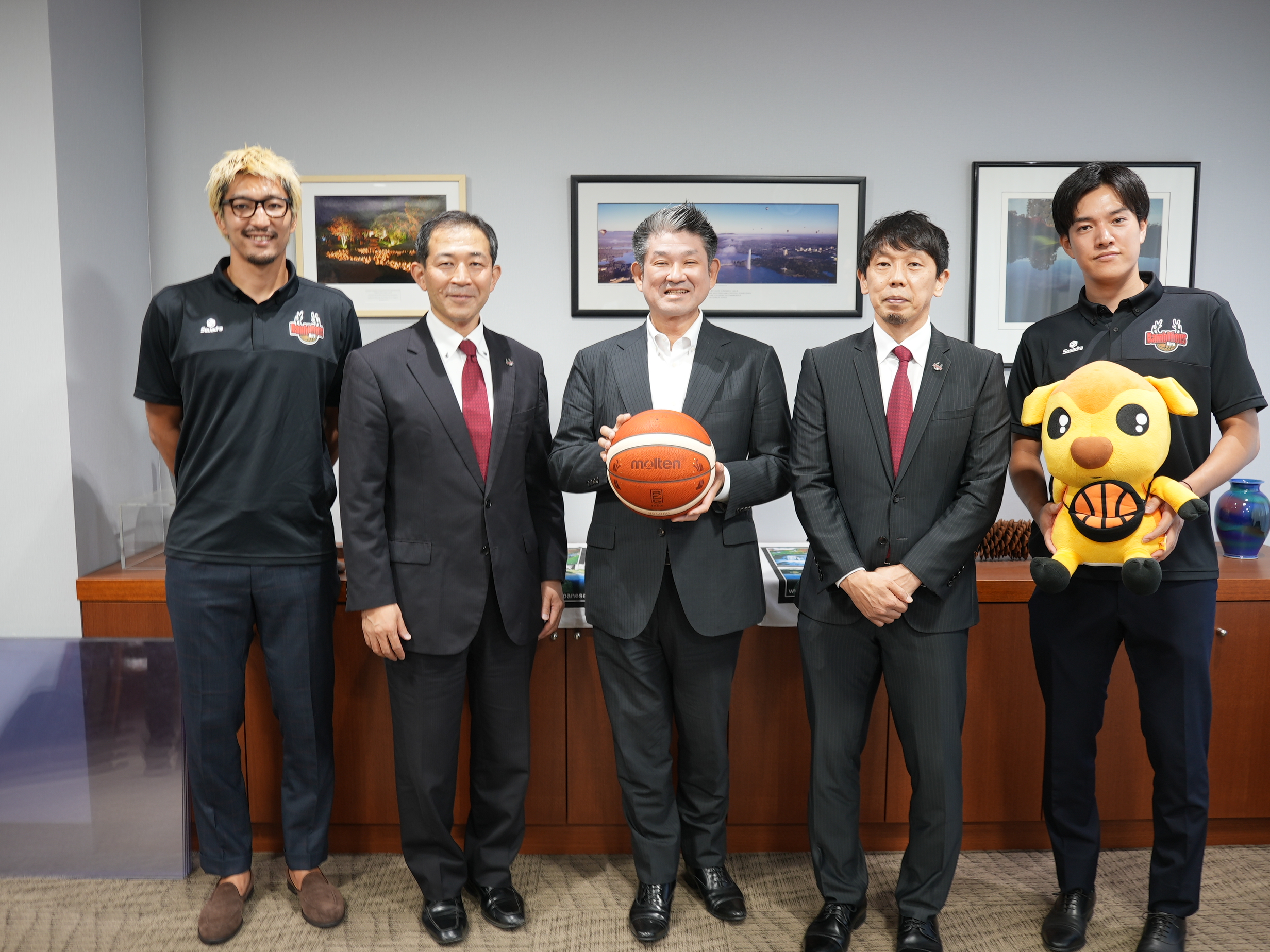 バンビシャス奈良シーズン開始前 表敬訪問