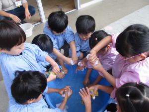雑巾しぼり