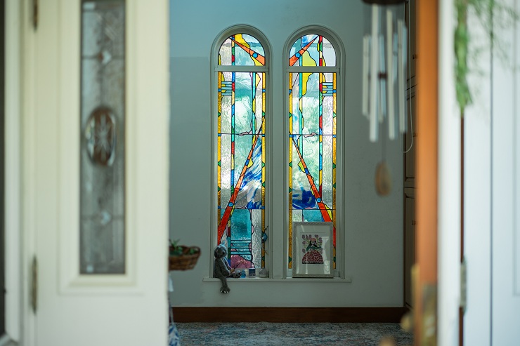 ​おうちのステンドグラス窓