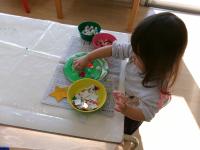 ２歳児　ツリー製作