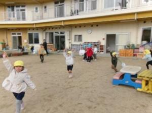 凧あげの様子
