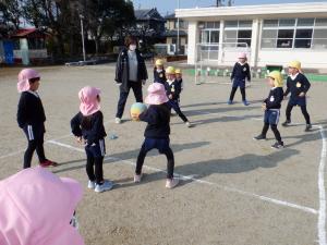 佐保幼　2月13日ドッジ