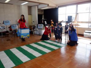 佐保幼　交通安全教室JAF2