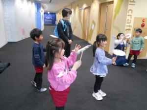 皿回しの様子