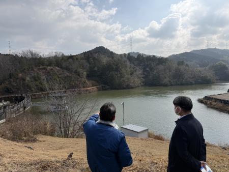 須川ダム視察