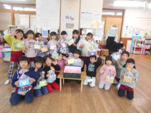 5歳児　プレゼントをもらいました