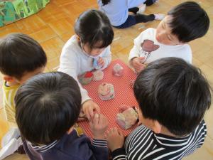 お手玉積み