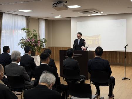 白毫寺町町民センター竣工式典