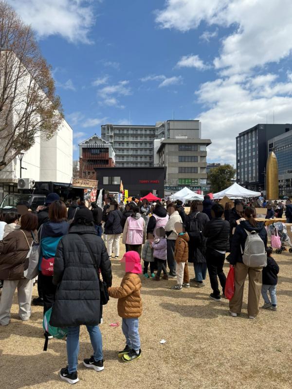 芝生エリアの様子