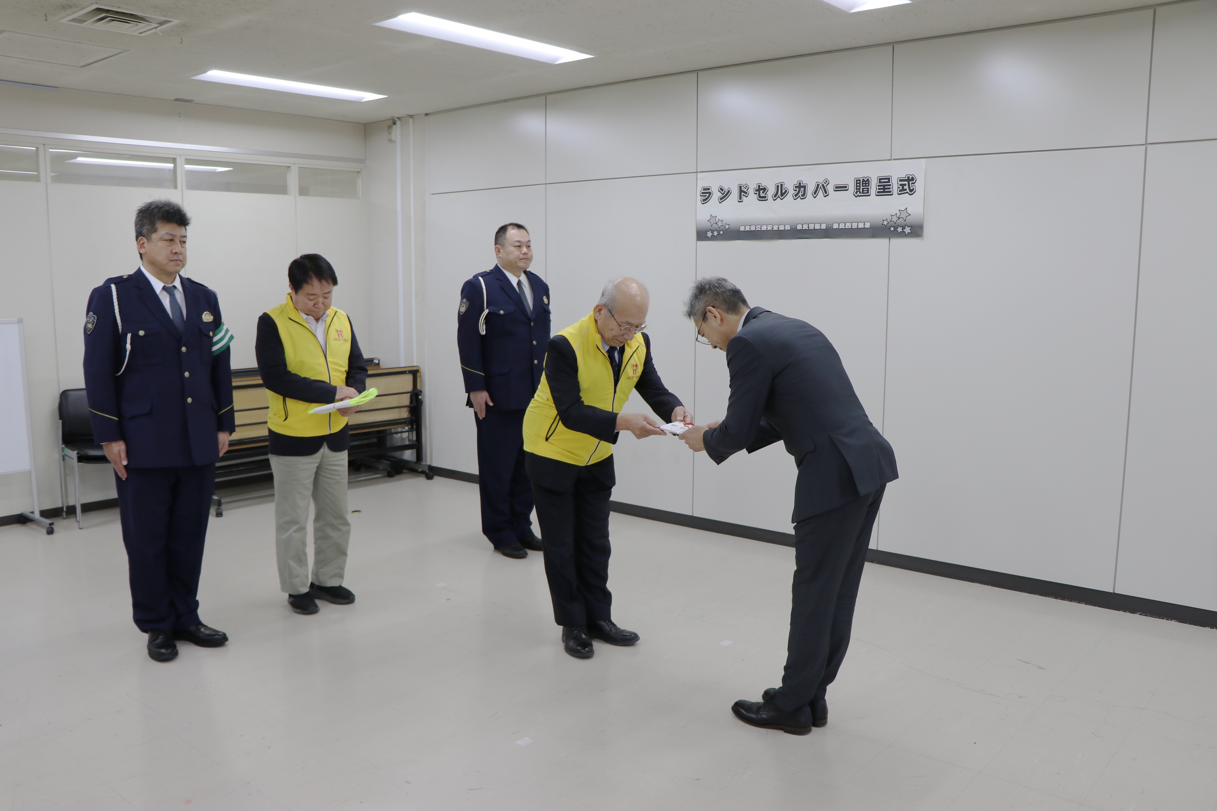贈呈式写真