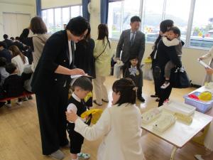 先生とご挨拶